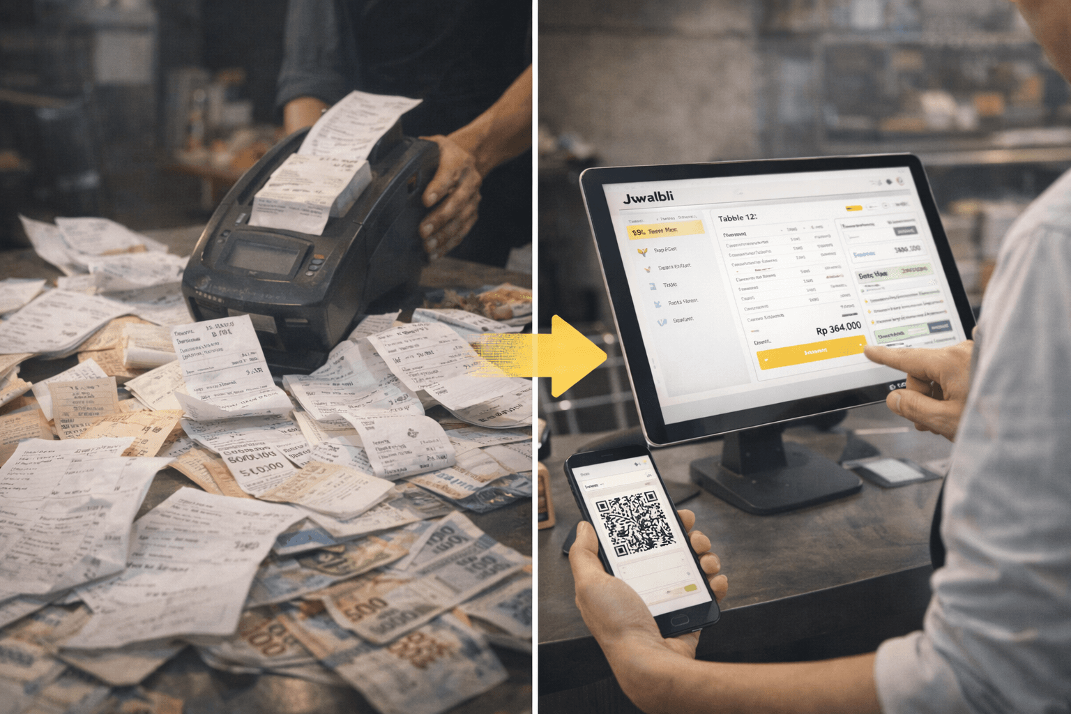 Tracking bahan mentah konveksi dengan Jwalbli